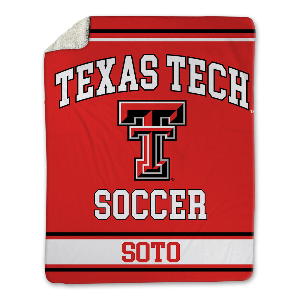Texas Tech - NCAA Women's Soccer : Chloe Soto - Blanket-0