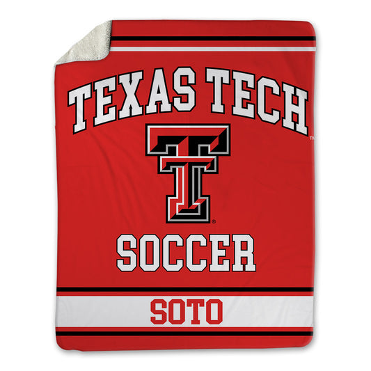 Texas Tech - NCAA Women's Soccer : Chloe Soto - Blanket-0