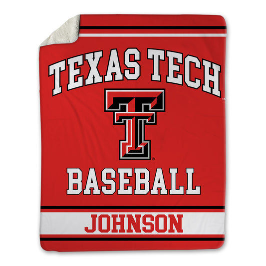 Texas Tech - NCAA Baseball : Kendyl Johnson - Blanket-0