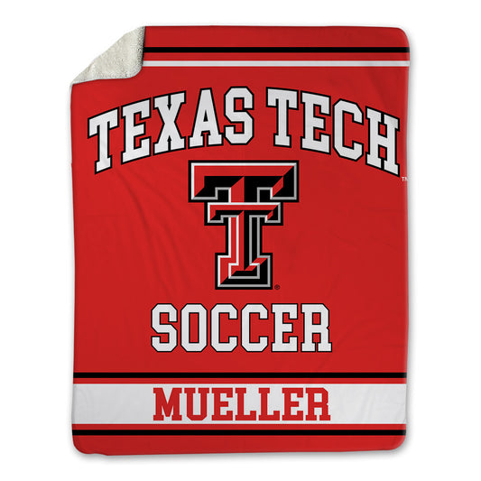 Texas Tech - NCAA Women's Soccer : Madeline Mueller - Blanket-0