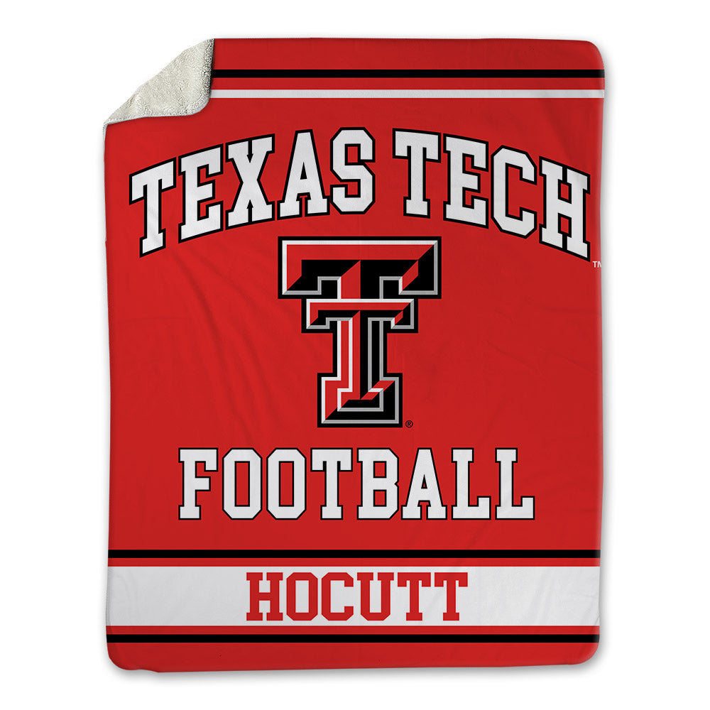 Texas Tech - NCAA Football : Drew Hocutt - Blanket-0