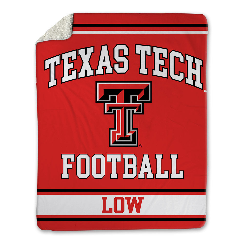 Texas Tech - NCAA Football : Trent Low - Blanket-0