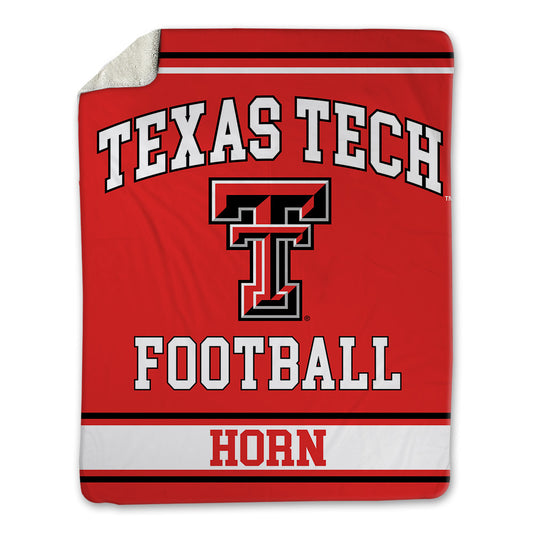 Texas Tech - NCAA Football : Maurion Horn - Blanket-0