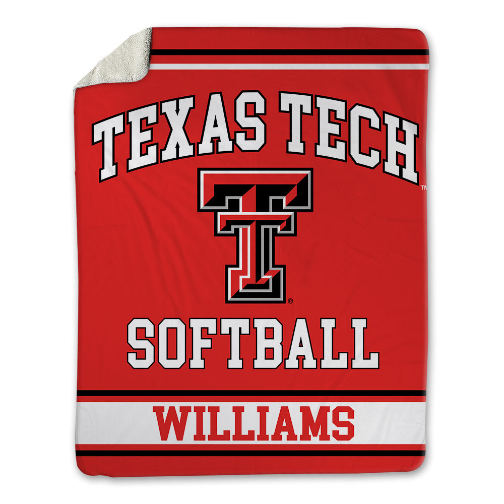 Texas Tech - NCAA Softball : Mia Williams - Blanket-0