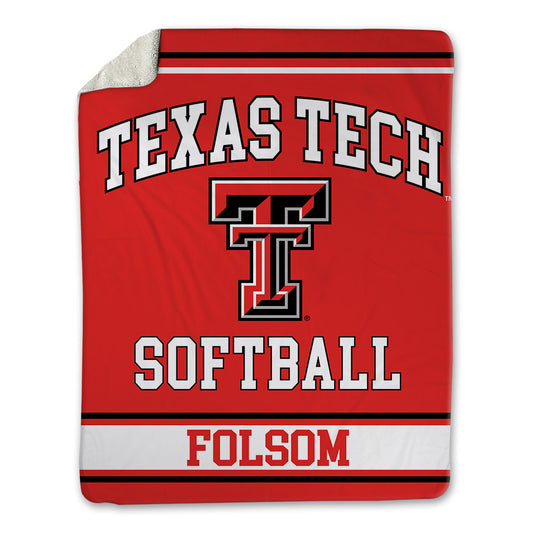 Texas Tech - NCAA Softball : Maddie Folsom - Blanket-0