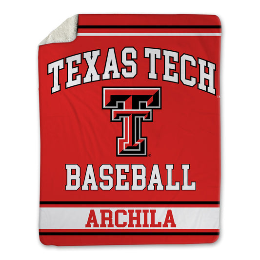 Texas Tech - NCAA Baseball : Dominic Archila - Blanket-0