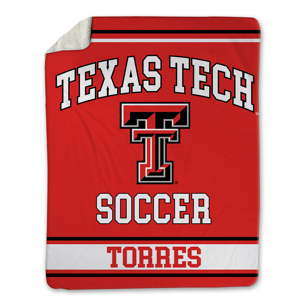 Texas Tech - NCAA Women's Soccer : Emma Torres - Blanket-0