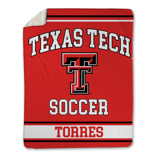Texas Tech - NCAA Women's Soccer : Emma Torres - Blanket-0