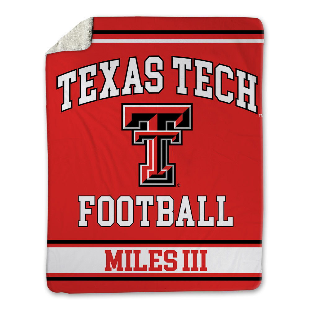 Texas Tech - NCAA Football : Oliver Miles III - Blanket-0