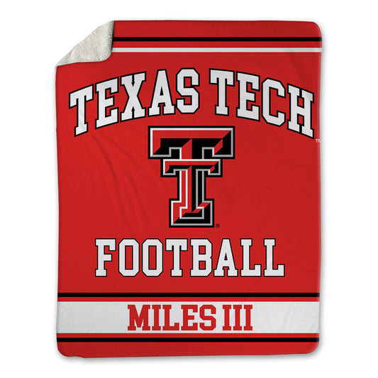 Texas Tech - NCAA Football : Oliver Miles III - Blanket-0