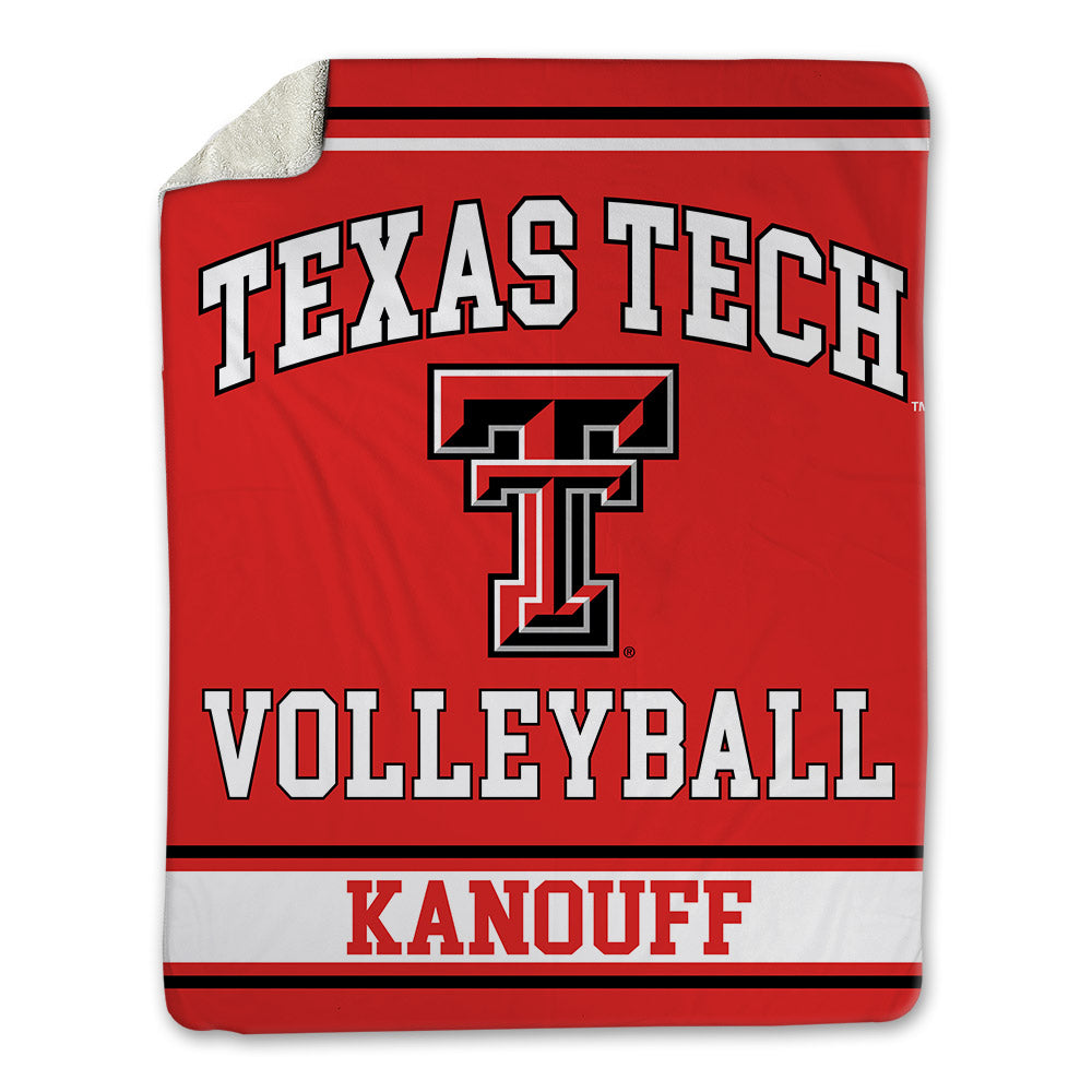 Texas Tech - NCAA Women's Volleyball : Adeline Kanouff - Blanket-0