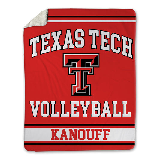 Texas Tech - NCAA Women's Volleyball : Adeline Kanouff - Blanket-0