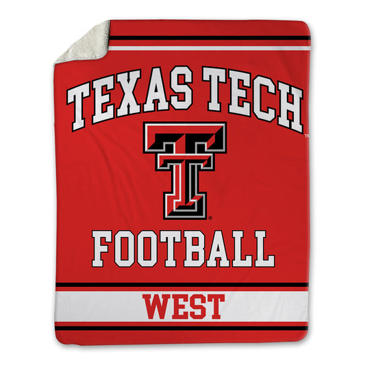 Texas Tech - NCAA Football : Tyrone West - Blanket-0