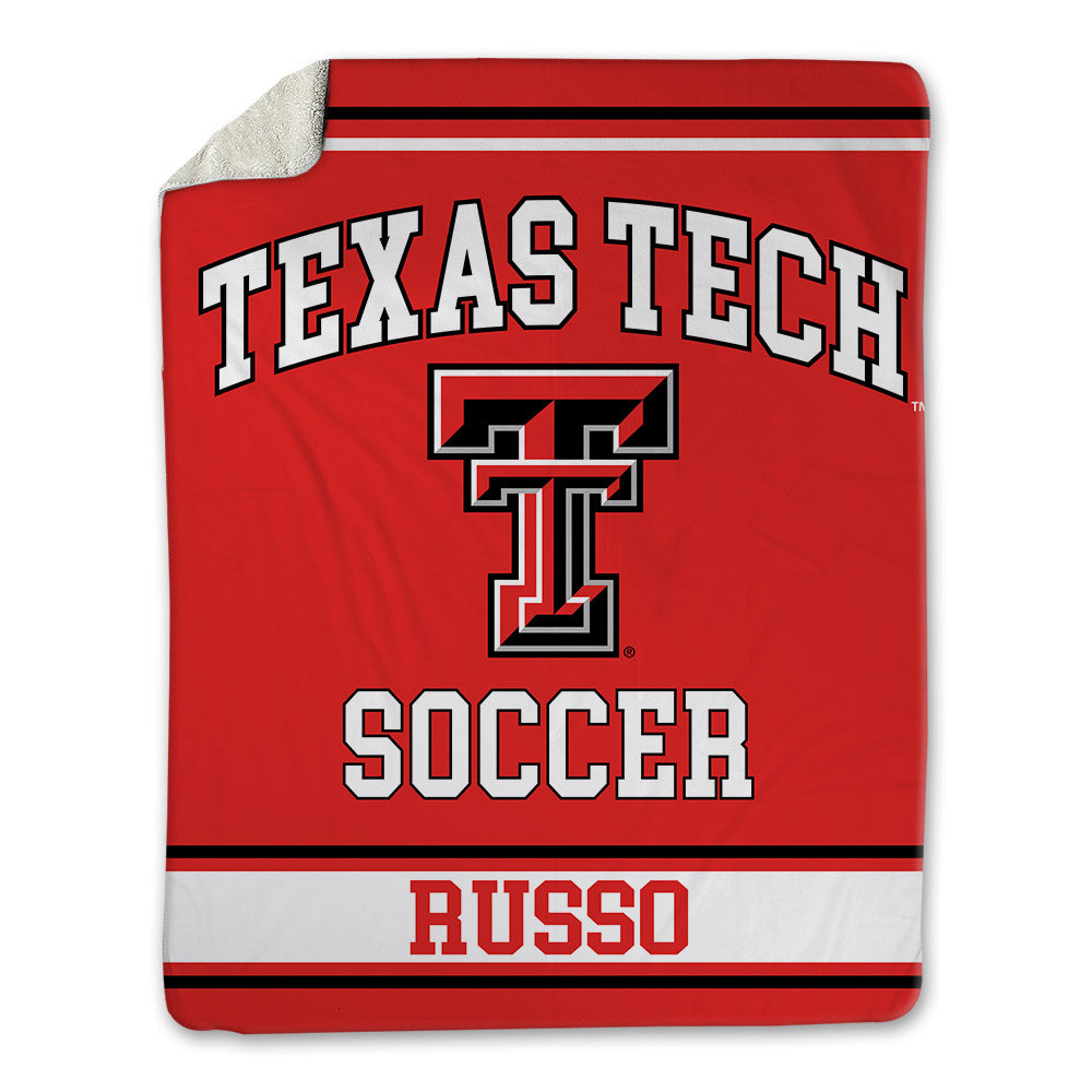 Texas Tech - NCAA Women's Soccer : Logan Russo - Blanket-0