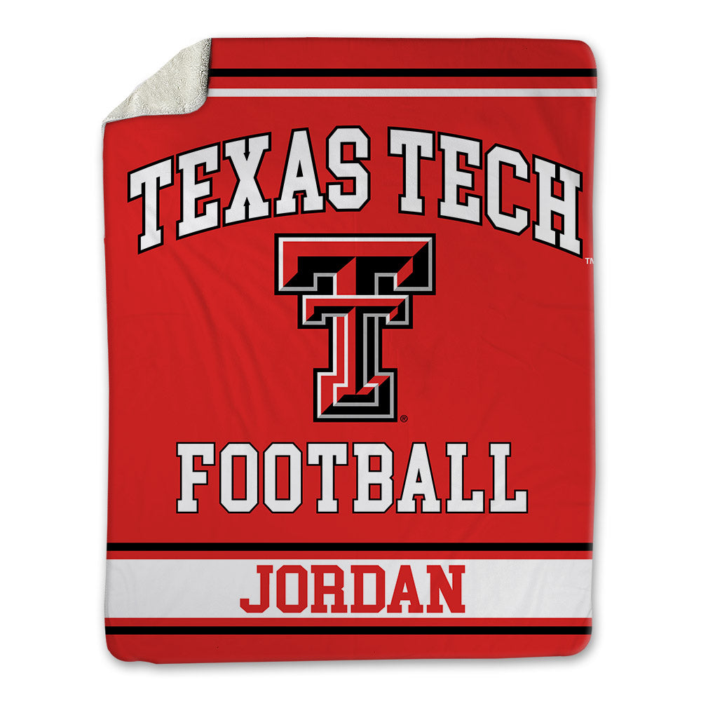 Texas Tech - NCAA Football : Brenden Jordan - Blanket-0