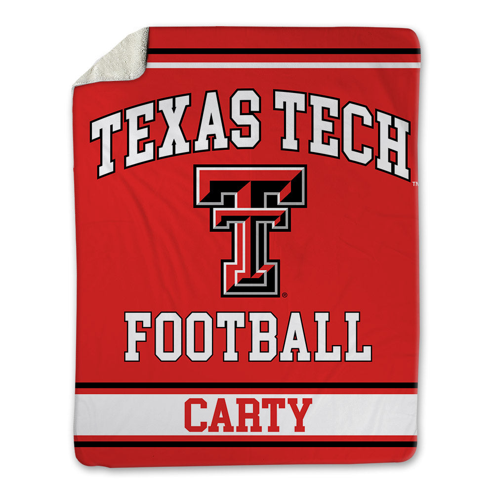 Texas Tech - NCAA Football : Connor Carty - Blanket-0