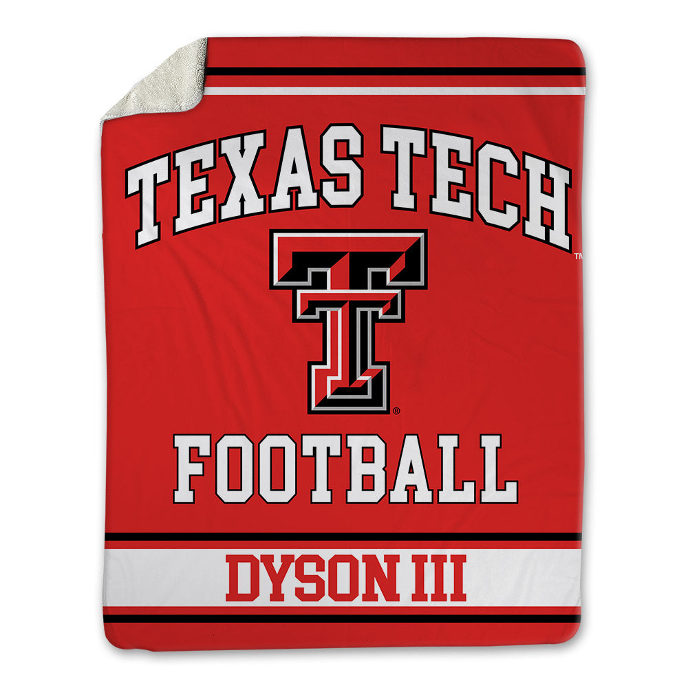 Texas Tech - NCAA Football : Harvey Dyson III - Blanket-0