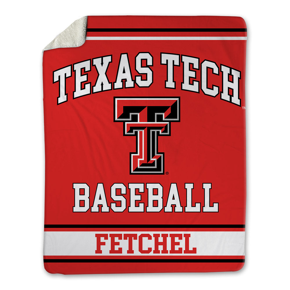 Texas Tech - NCAA Baseball : Zach Fetchel - Blanket-0