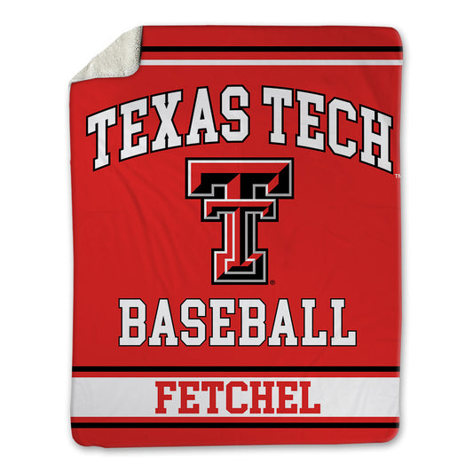 Texas Tech - NCAA Baseball : Zach Fetchel - Blanket-0
