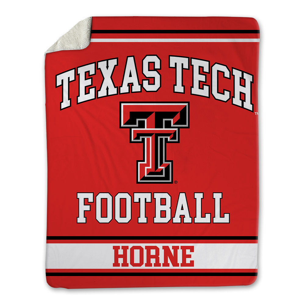 Texas Tech - NCAA Football : Justin Horne - Blanket-0