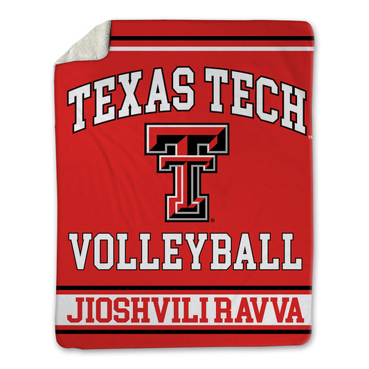 Texas Tech - NCAA Women's Volleyball : Kallista Jioshvili ravva - Blanket-0