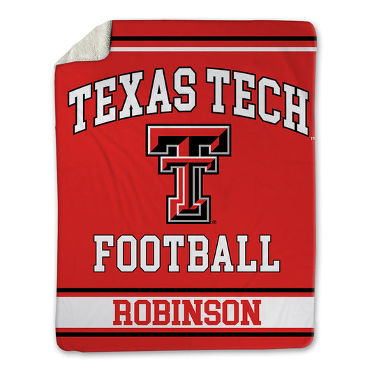 Texas Tech - NCAA Football : Sean Robinson - Blanket-0