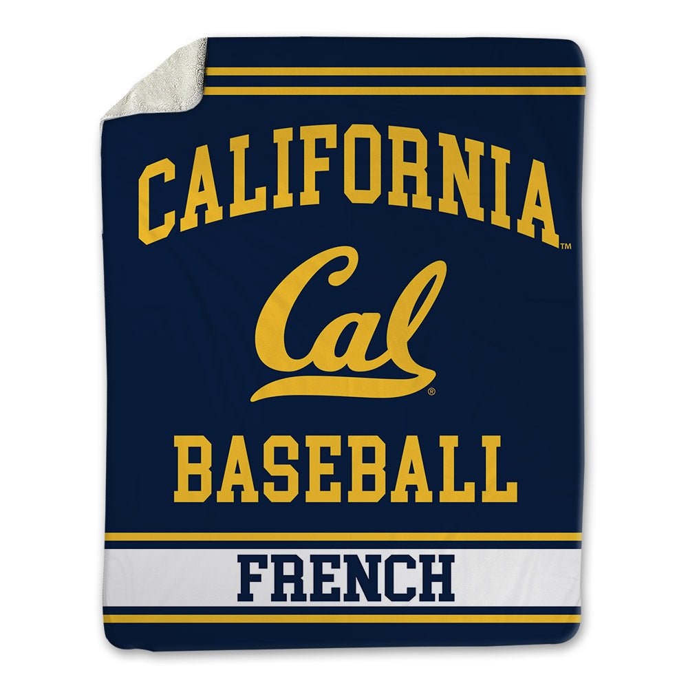 UC Berkeley - NCAA Baseball : Jacob French - Blanket-0