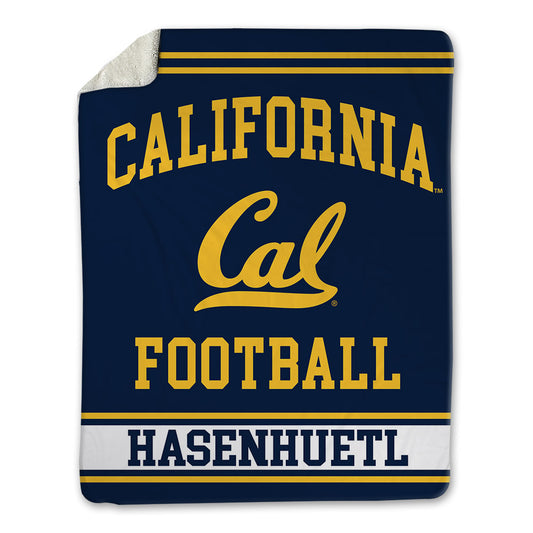 UC Berkeley - NCAA Football : Justin Hasenhuetl - Blanket-0