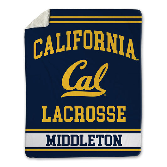 UC Berkeley - NCAA Women's Lacrosse : Jane Middleton - Blanket-0