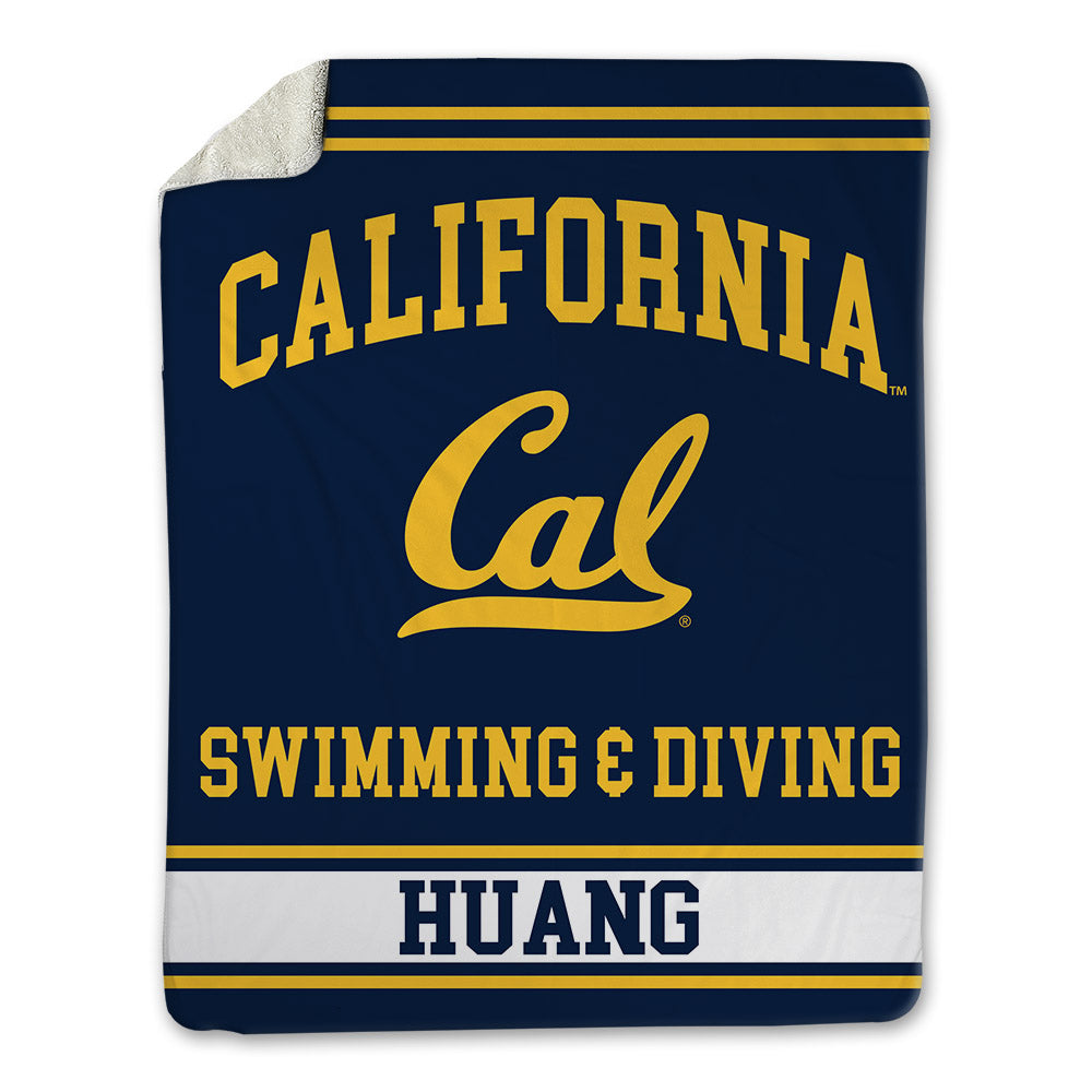 UC Berkeley - NCAA Men's Swimming & Diving : Edward Huang - Blanket-0