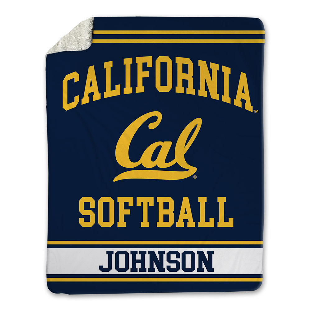 UC Berkeley - NCAA Softball : D'Auna Johnson - Blanket-0