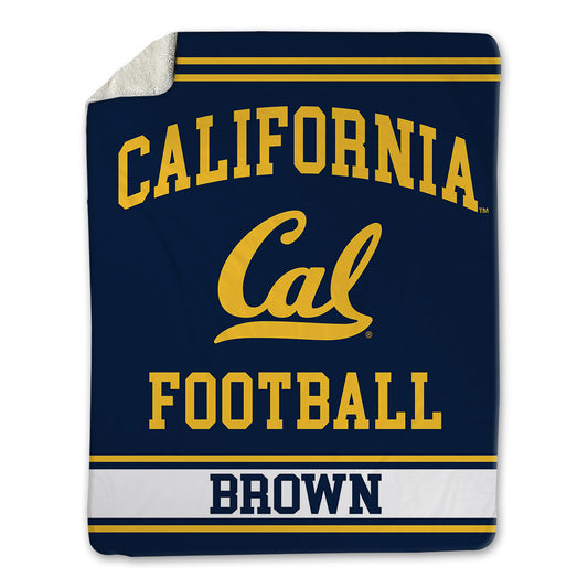 UC Berkeley - NCAA Football : Devin Brown - Blanket-0