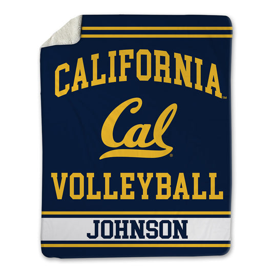 UC Berkeley - NCAA Women's Volleyball : Sophia Johnson - Blanket-0