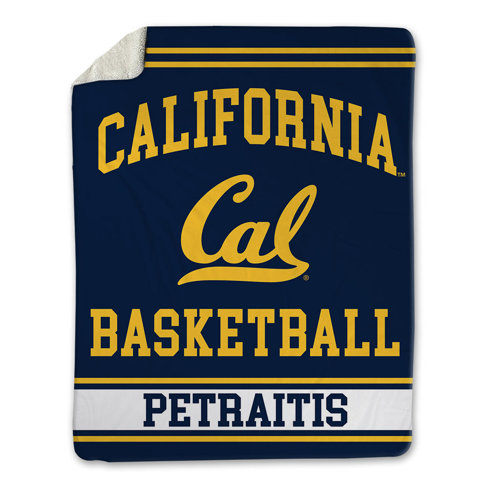 UC Berkeley - NCAA Men's Basketball : Rytis Petraitis - Blanket-0