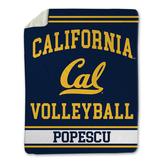 UC Berkeley - NCAA Women's Volleyball : Francesca Popescu - Blanket-0
