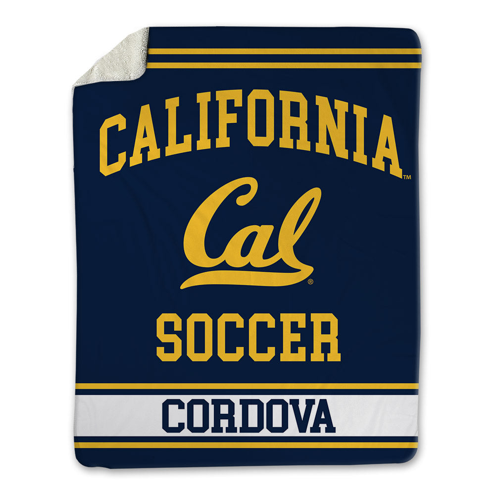 UC Berkeley - NCAA Men's Soccer : Cesar Cordova - Blanket-0