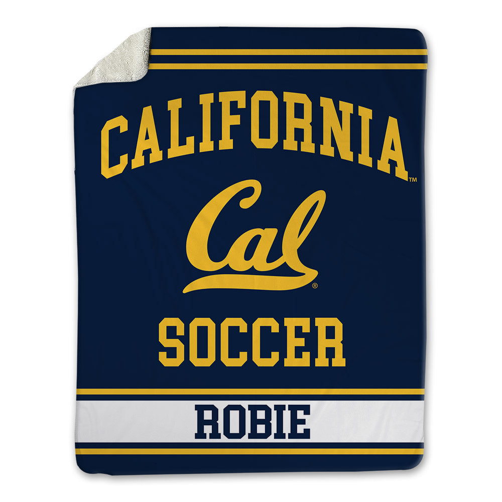 UC Berkeley - NCAA Men's Soccer : Cameron Robie - Blanket-0