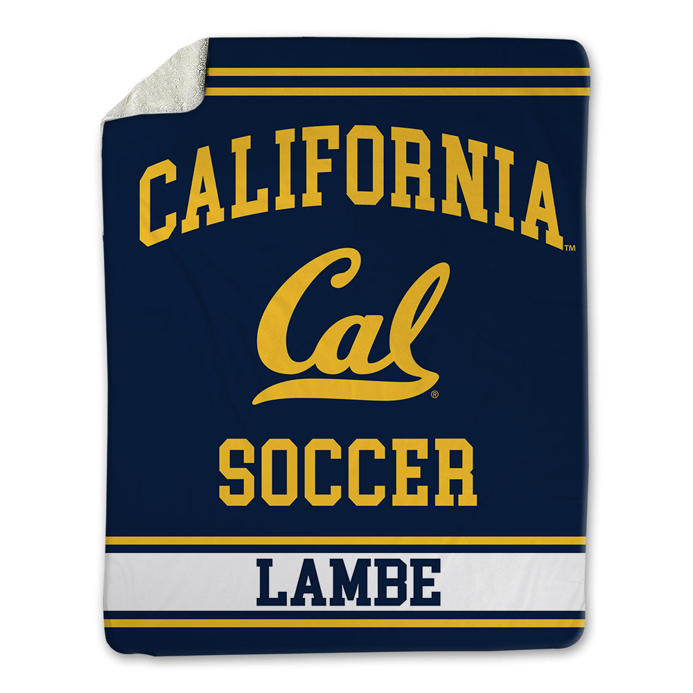 UC Berkeley - NCAA Men's Soccer : Connor Lambe - Blanket-0