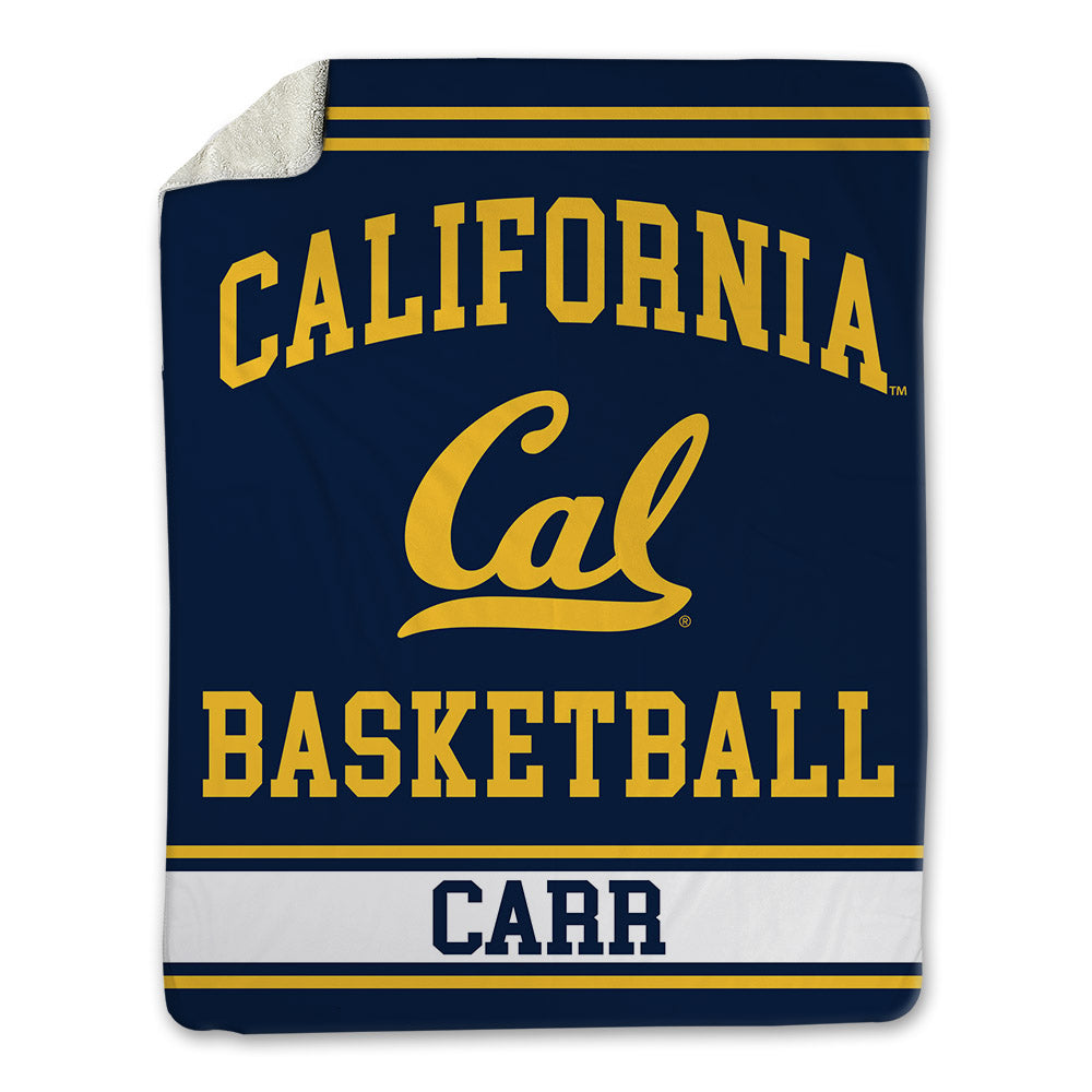 UC Berkeley - NCAA Men's Basketball : TT Carr - Blanket-0