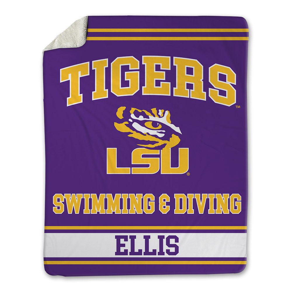 LSU - NCAA Men's Swimming & Diving : Nicole Ellis - Blanket-0