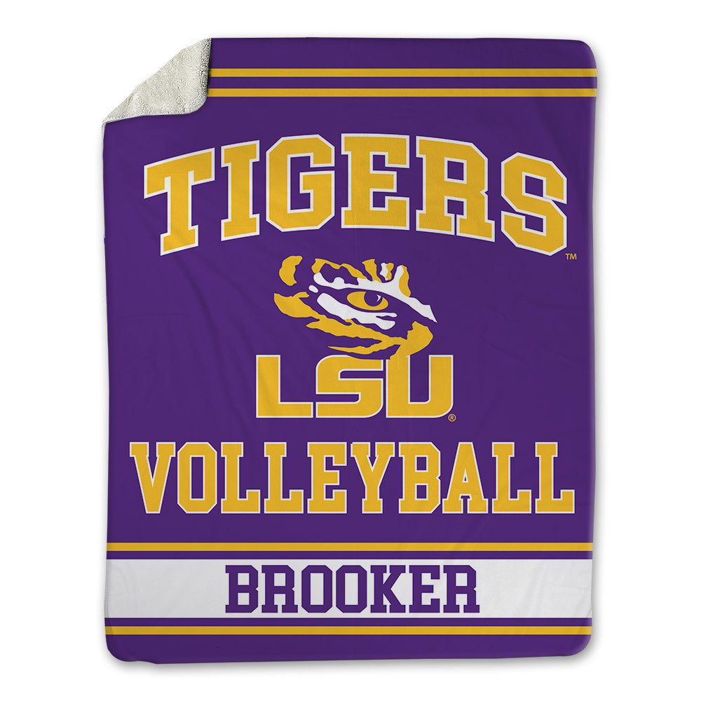 LSU - NCAA Women's Volleyball : Lauren Brooker - Blanket-0
