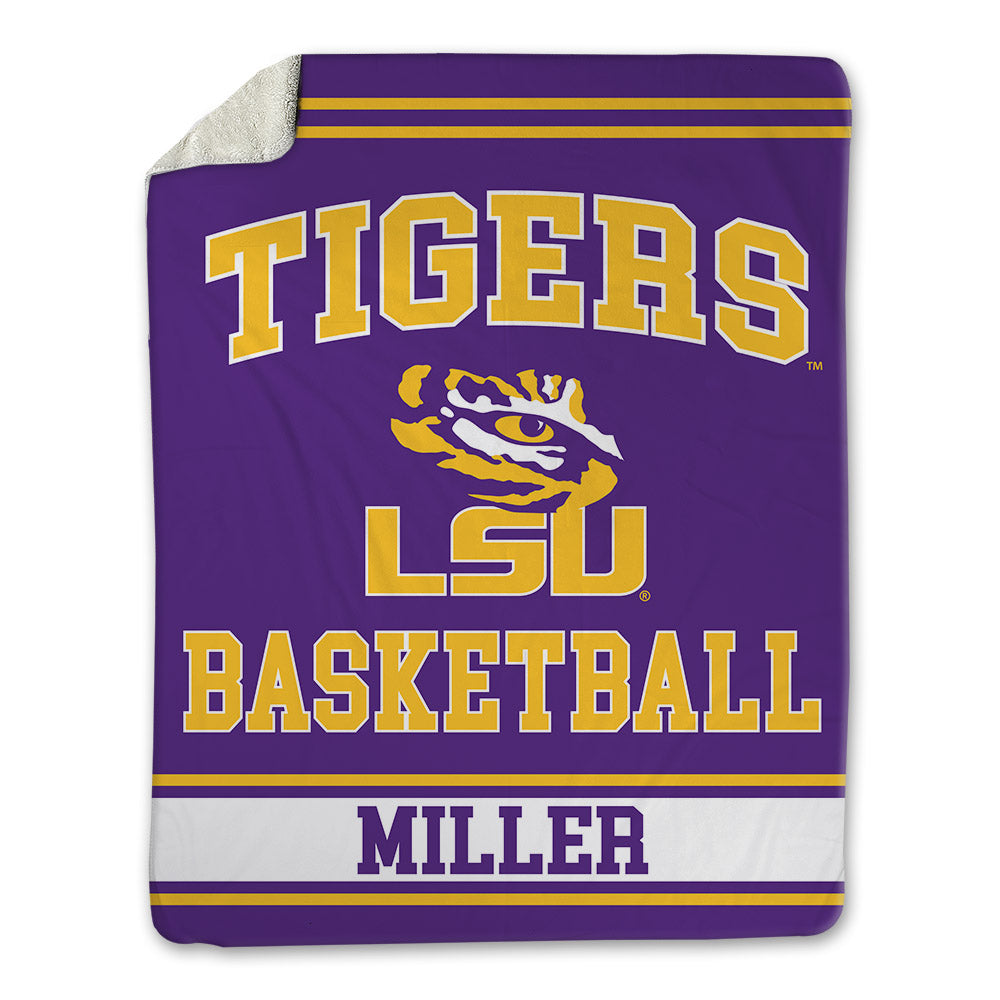 LSU - NCAA Men's Basketball : Robert Miller - Blanket-0