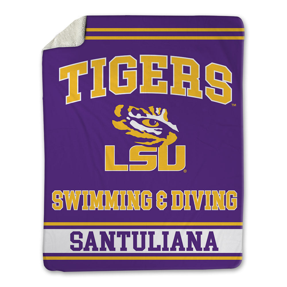 LSU - NCAA Women's Swimming & Diving : Nicole Santuliana - Blanket-0