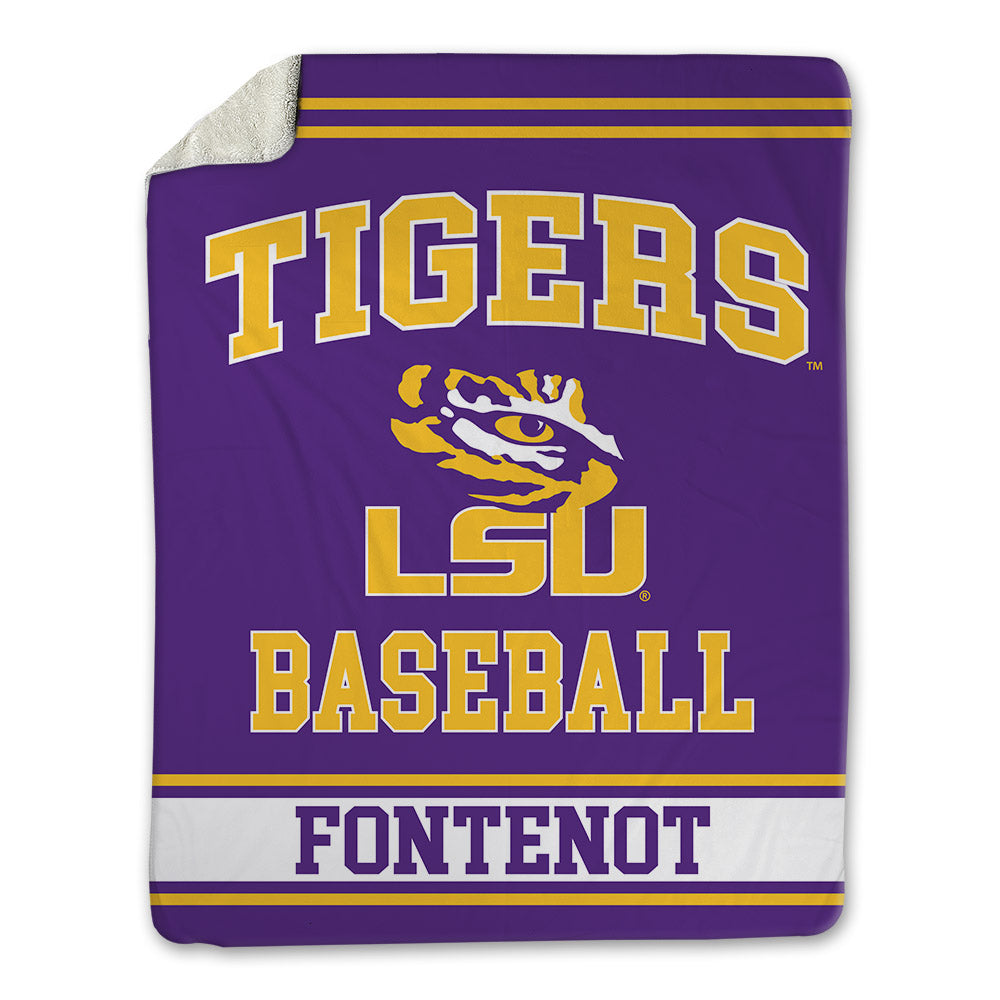 LSU - NCAA Baseball : Grant Fontenot - Blanket-0