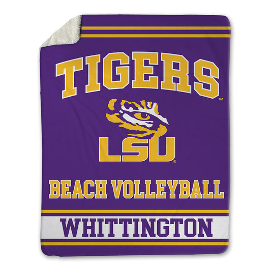 LSU - NCAA Beach Volleyball : Maddie Whittington - Blanket-0