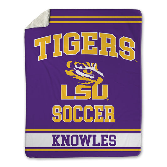 LSU - NCAA Women's Soccer : Brielyn Knowles - Blanket-0