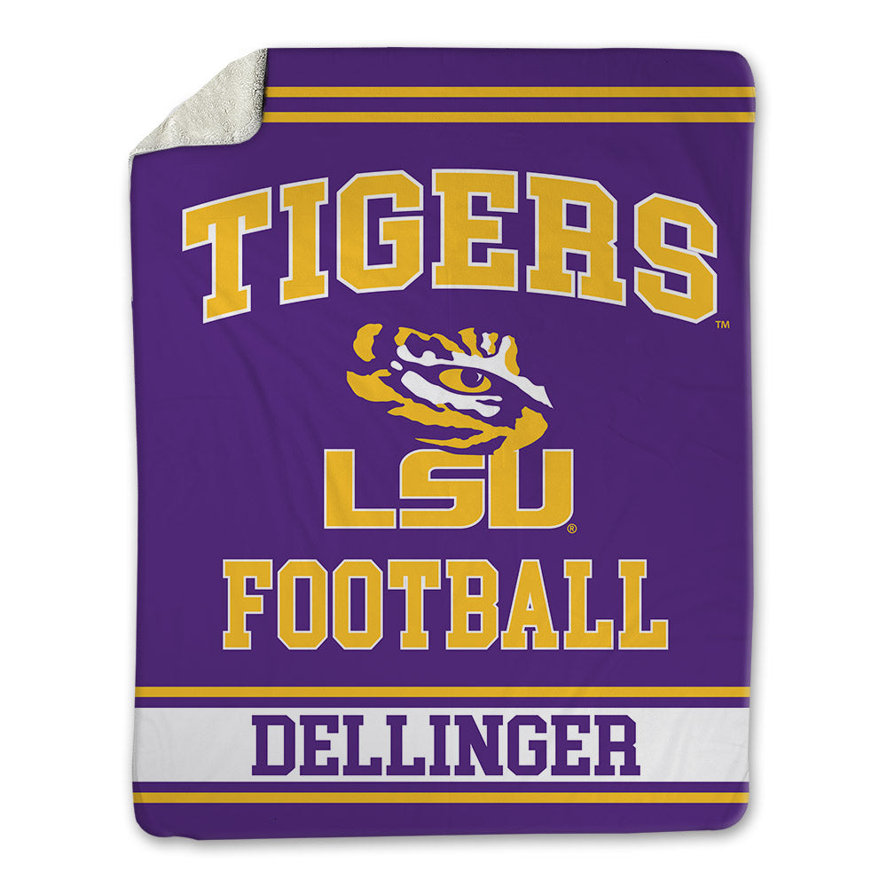 LSU - NCAA Football : Garrett Dellinger - Blanket-0