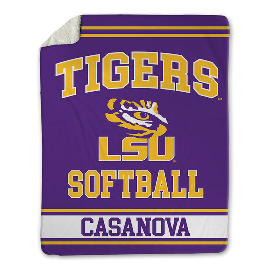 LSU - NCAA Softball : Emilee Casanova - Blanket-0