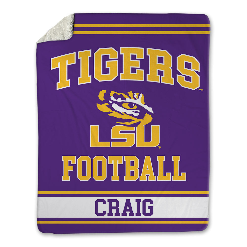 LSU - NCAA Football : Landon Craig - Blanket-0