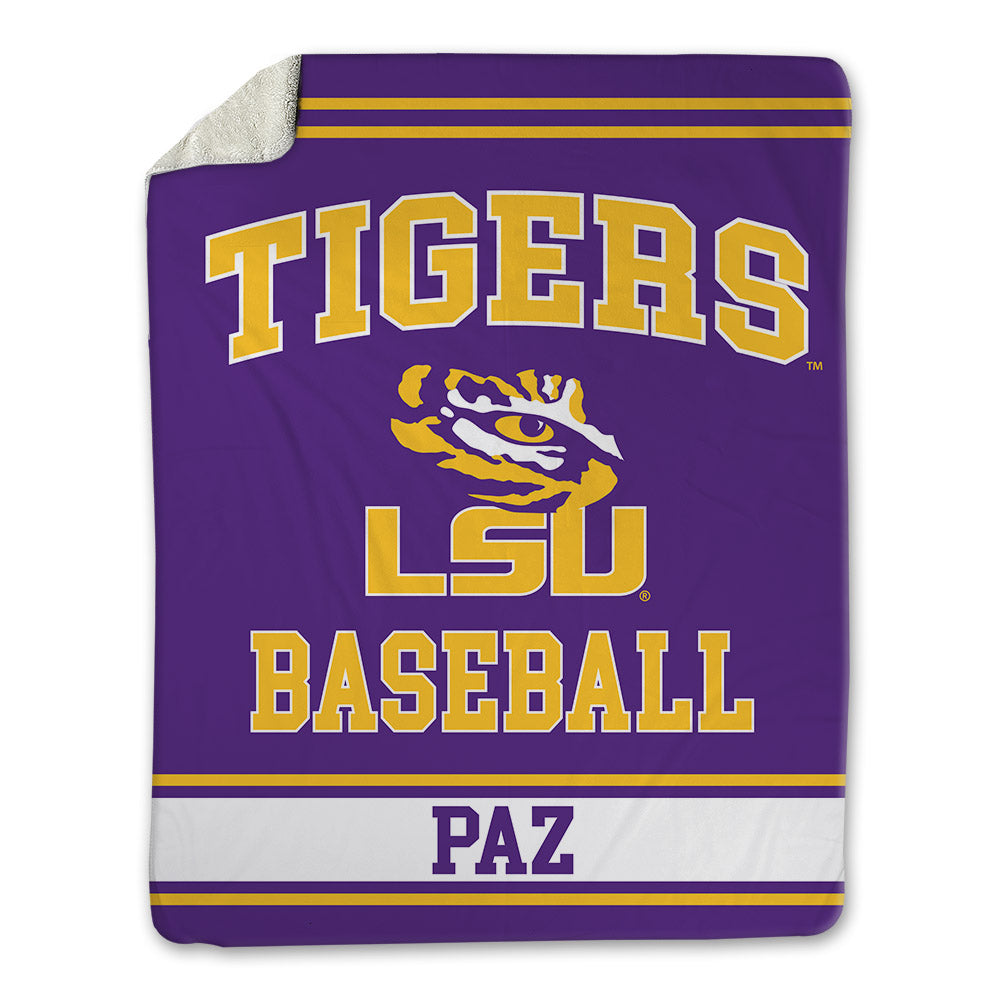 LSU - NCAA Baseball : Marcos Paz - Blanket-0